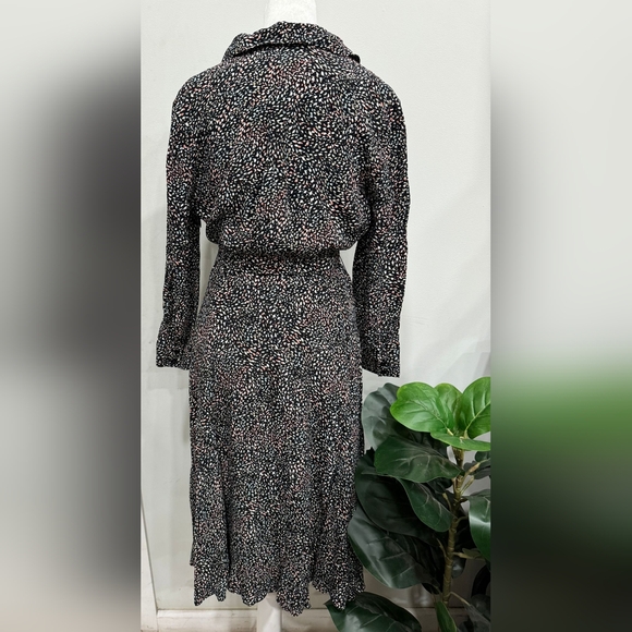 Hobbs london-Dress Alex Printed Shirt Dress/Color Blanck Multicolor/Size 8/NWOT - Picture 3 of 4